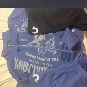 True Religion Blue and Black Jacket Set